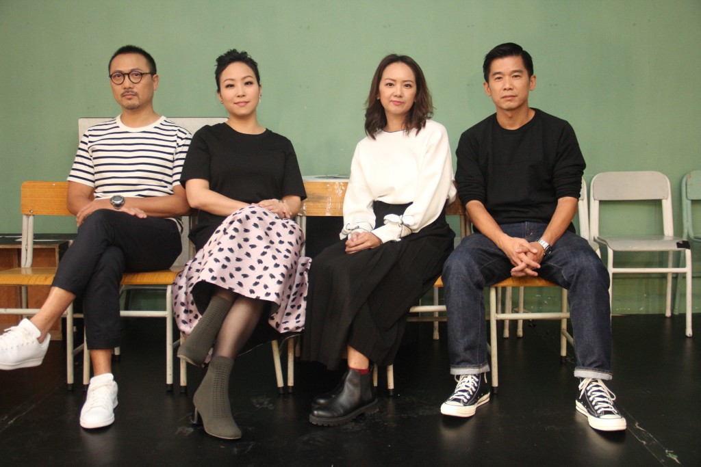 2019年由林海峰、潘燦良、楊詩敏及禤思敏主演，2022年版本潘燦良（左一）則轉任導演