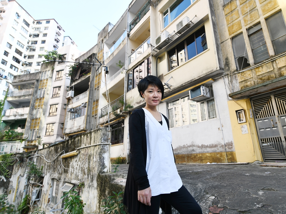 建築文物保育師吳韻怡期望以專業知識,印證歷史建築的價值。 黃頌偉攝