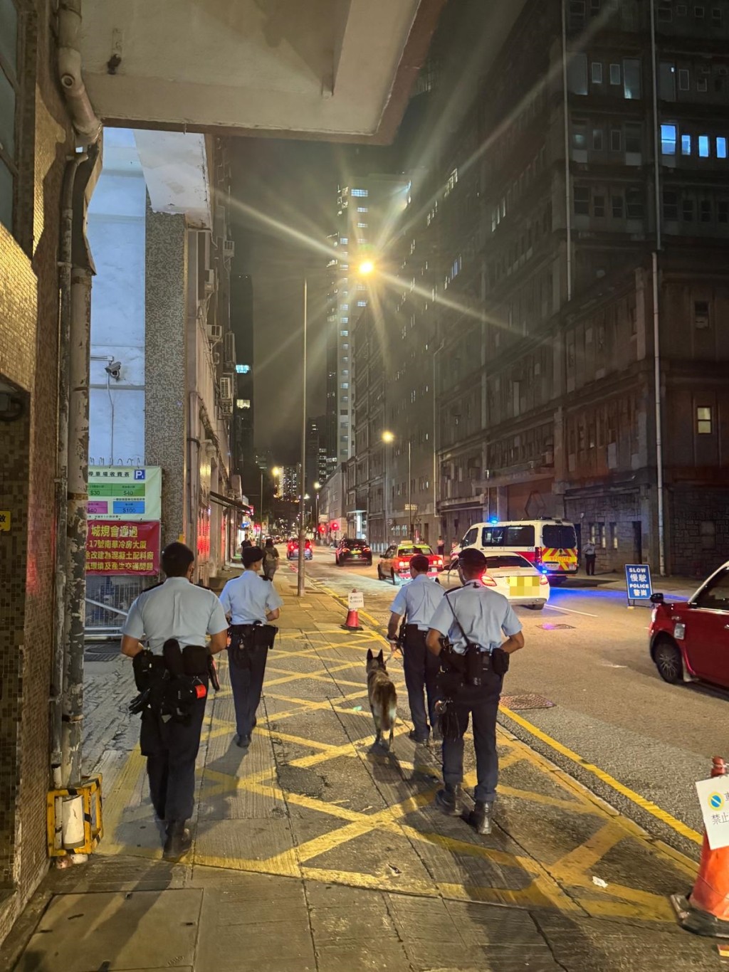 警方新界南展開代號「馳箭」的反罪惡行動。警方圖片 警方新界南展開代號「馳箭」的反罪惡行動。警方圖片
