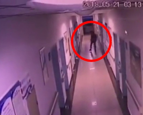 謝姓男子深夜竄入醫院婦產病房並企圖偷走男嬰。（網圖）