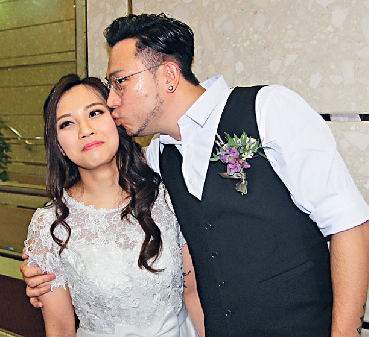 ■張致恆與女友在前年9月「奉子成婚」。
