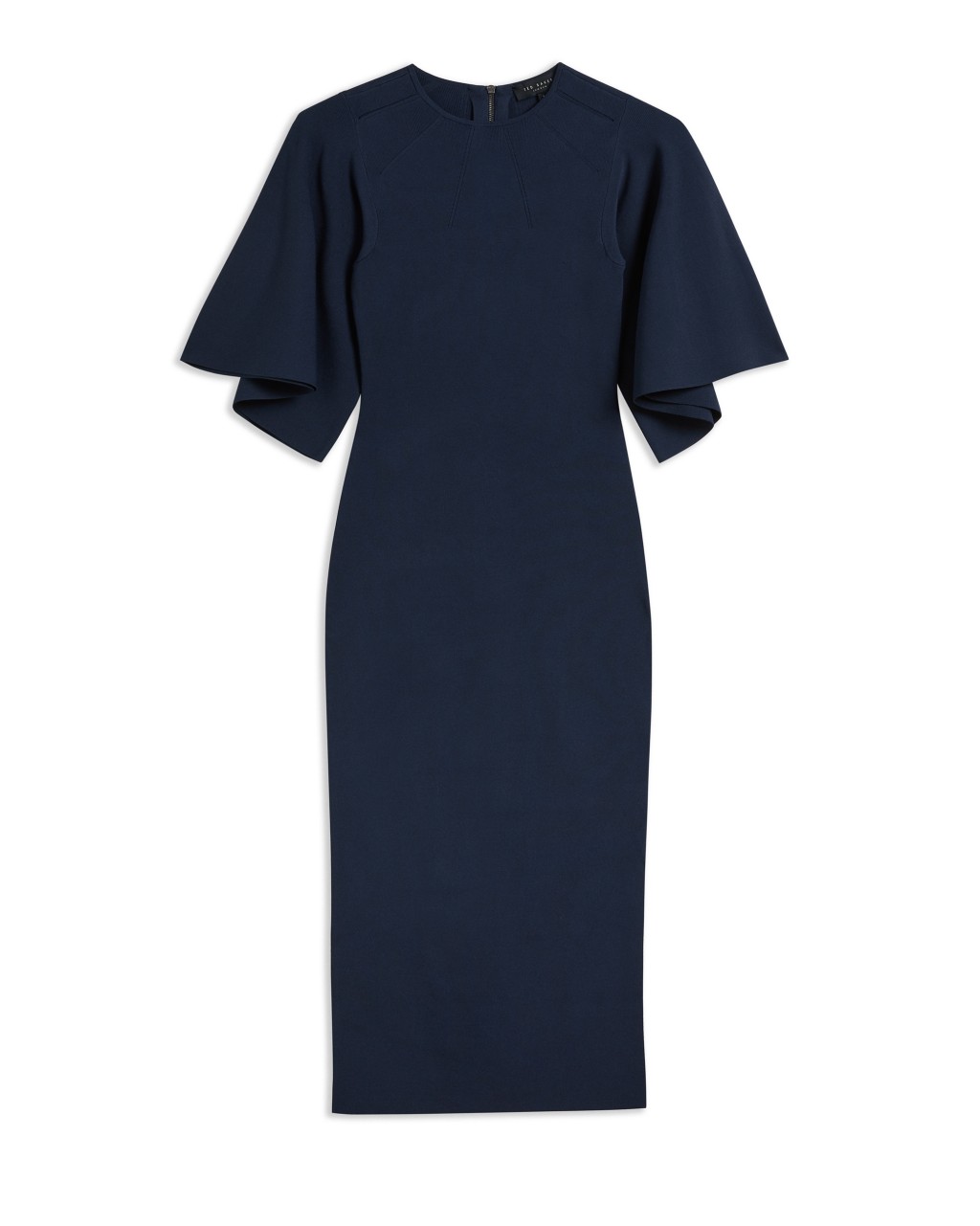 Ted Baker Fluted Sleeve Knitted Bodycon Midi Dress：$800（原價：$2,490）