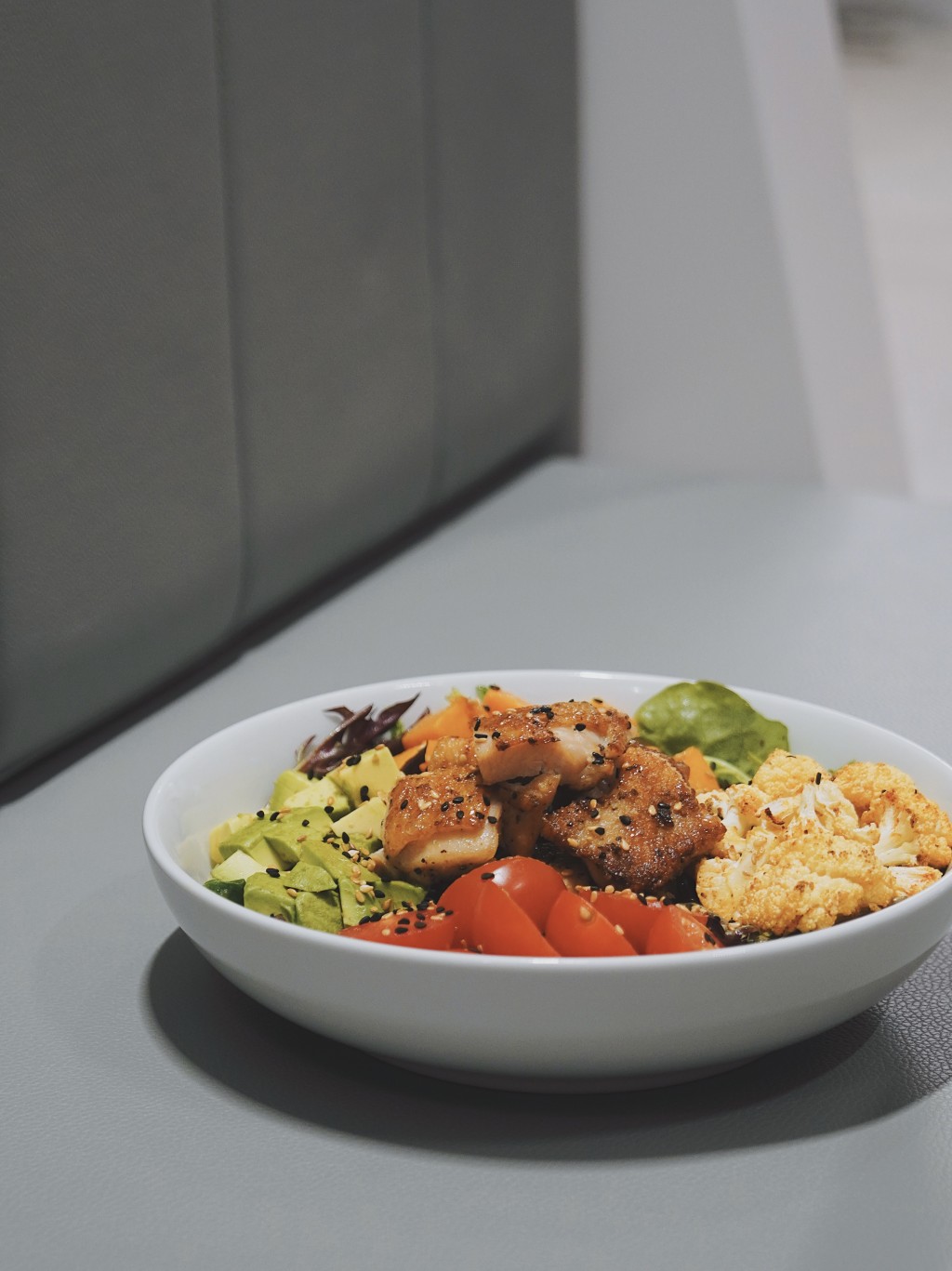 麥芽糖烤雞沙律碗 麥芽糖烤雞沙律碗