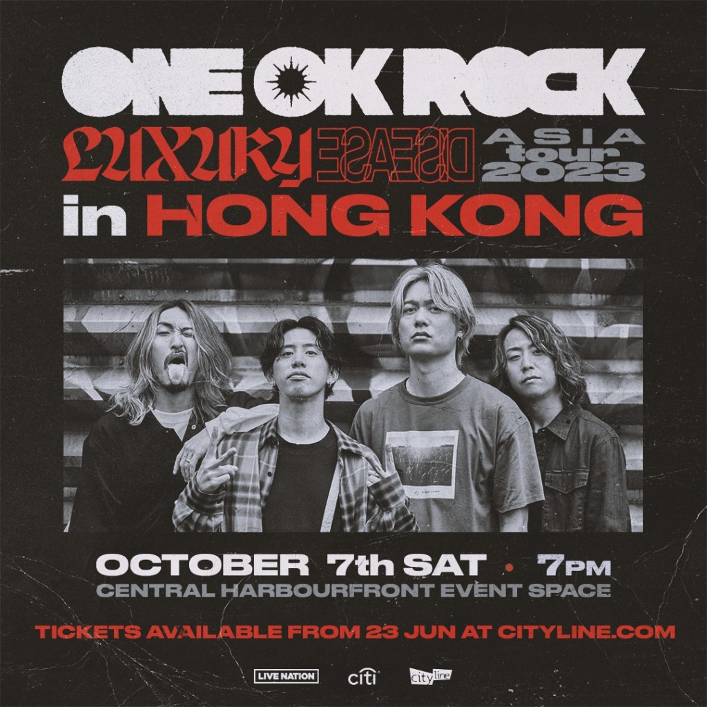 ONE OK ROCK Luxury Disease Asia Tour 2023 in Hong Kong