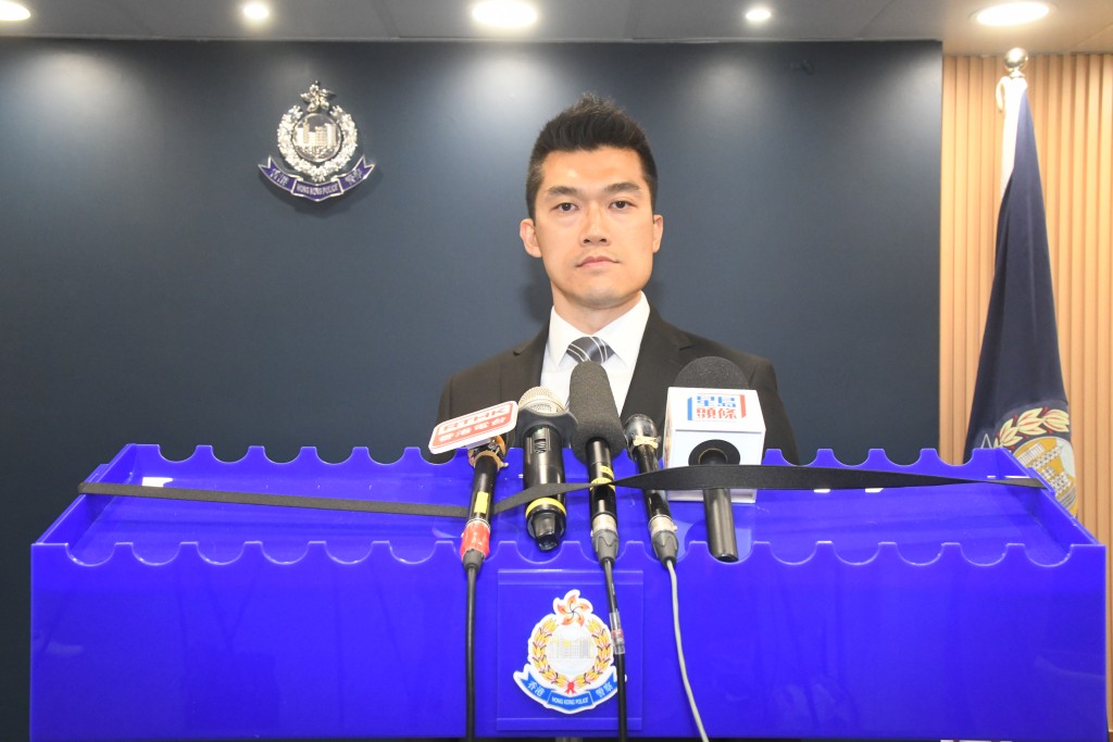 元朗警區行動主任總督察彭智偉。