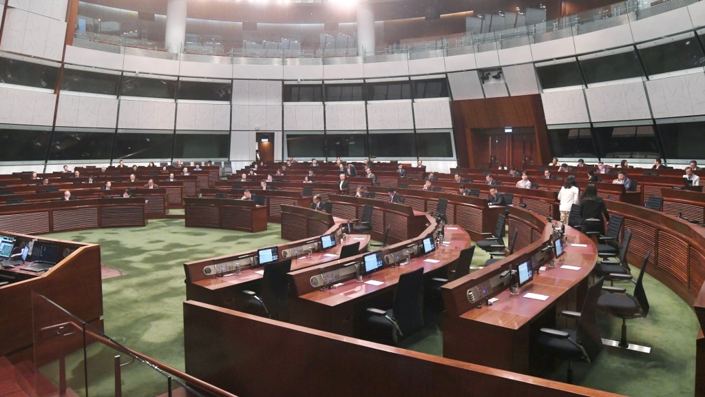 立法會今日恢復二讀審議有關草案。何君健攝 立法會今日恢復二讀審議有關草案。何君健攝