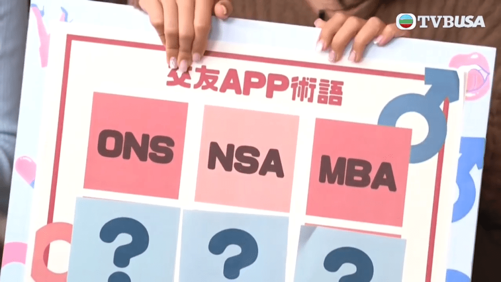 MBA是什么意思?（TVB节目截图）