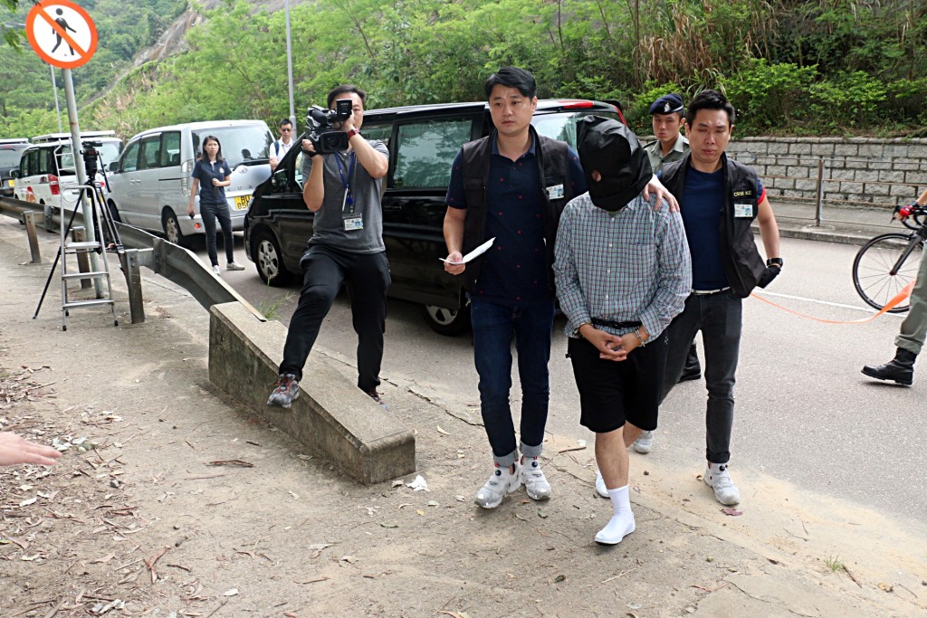 疑被押返現場重組案情。資料圖片