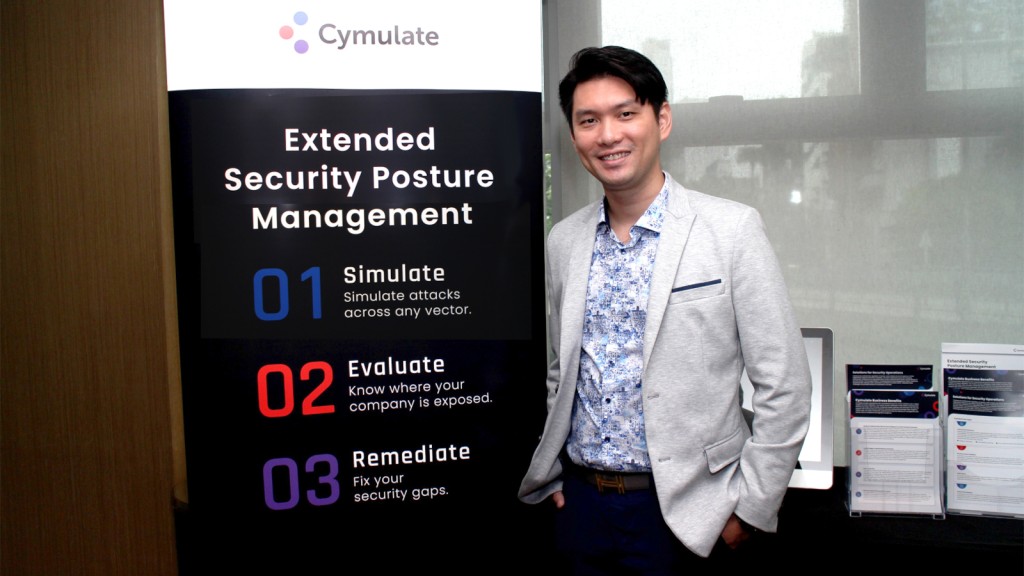 Zane Lim指出,Cymulate以SaaS方式向企業作滲透測試,驗證網絡安全狀態。