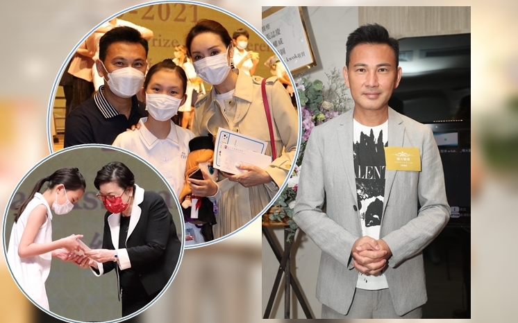 林文龍稱囡囡成績可以，但不是學霸。
