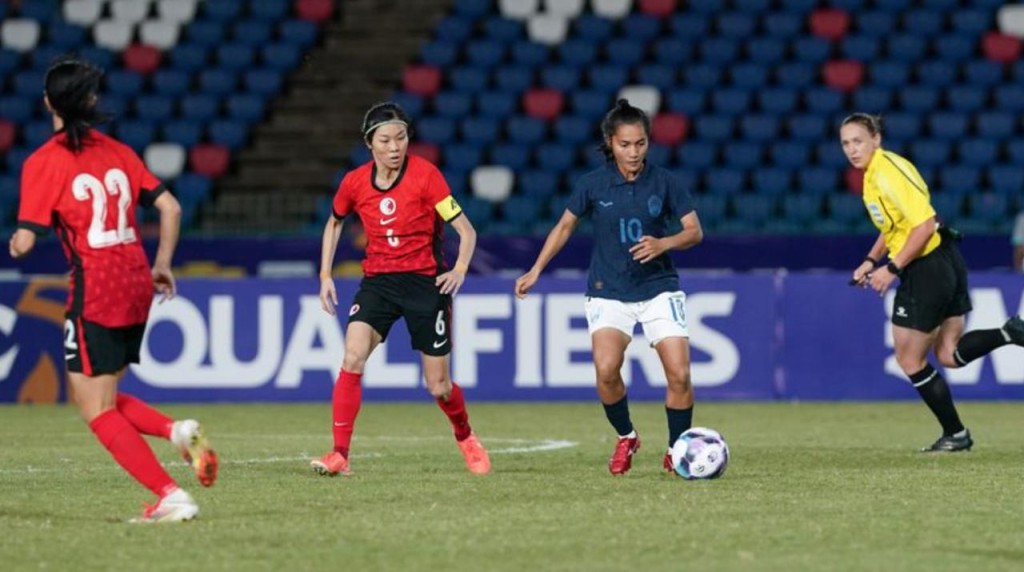 香港女足晉級形勢岌岌可危。AFC圖