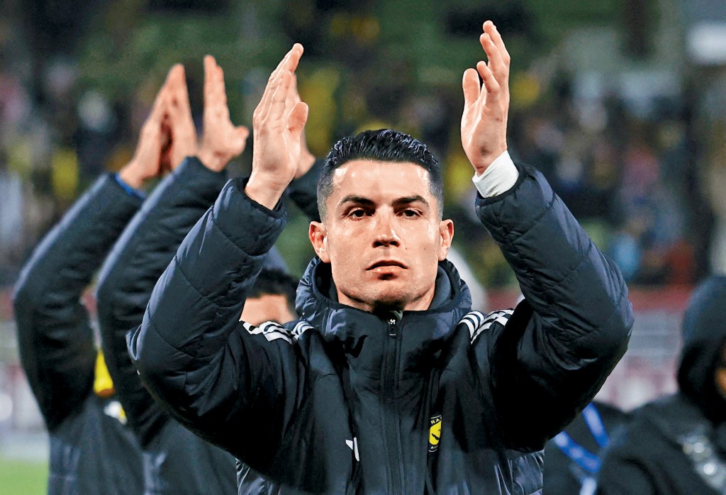 C朗在41歲生日，被沙特聯賽會嚴厲警告。