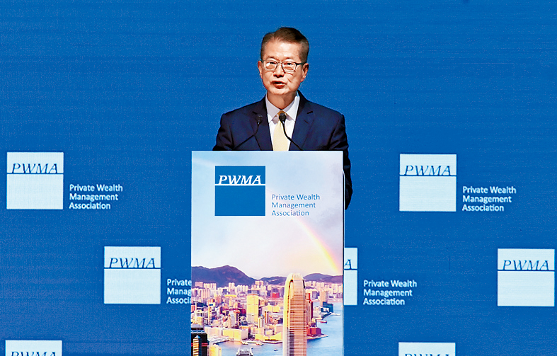 陳茂波表示，看到擴展大灣區跨境理財通潛力，可納入更多投資者與產品，甚至擴大地域覆蓋範圍。