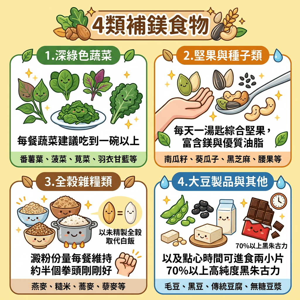 4類補鎂食物