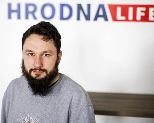 白俄羅斯新聞網站「Hrodna.life」總編輯紹塔被捕。AP資料圖片