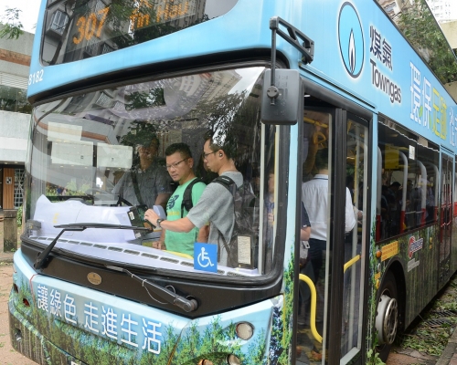 政府擬修訂巴士企位人數上限。資料圖片