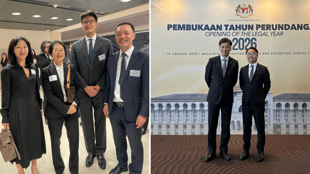 大律師公會兵分兩路赴星馬法律年度典禮 毛樂禮：致力加強國際聯繫