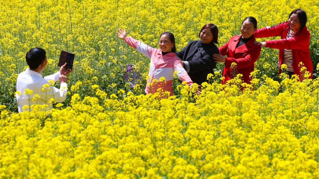 清明節假期首日近3億人次出遊。中新社