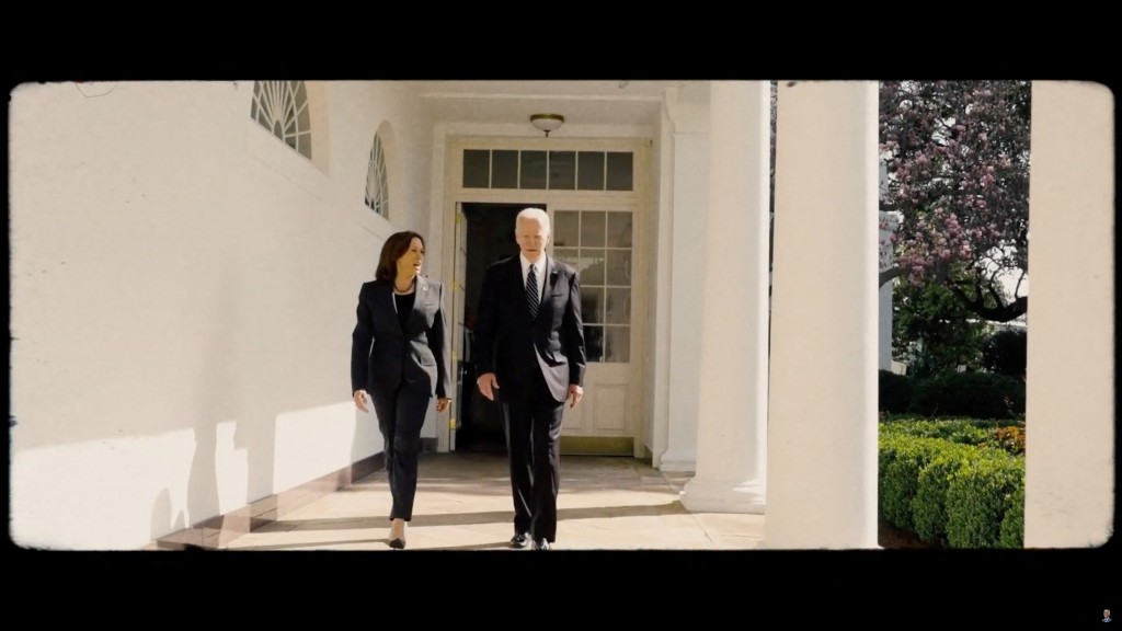 拜登發布影片宣布角逐連任美國總統。 路透社