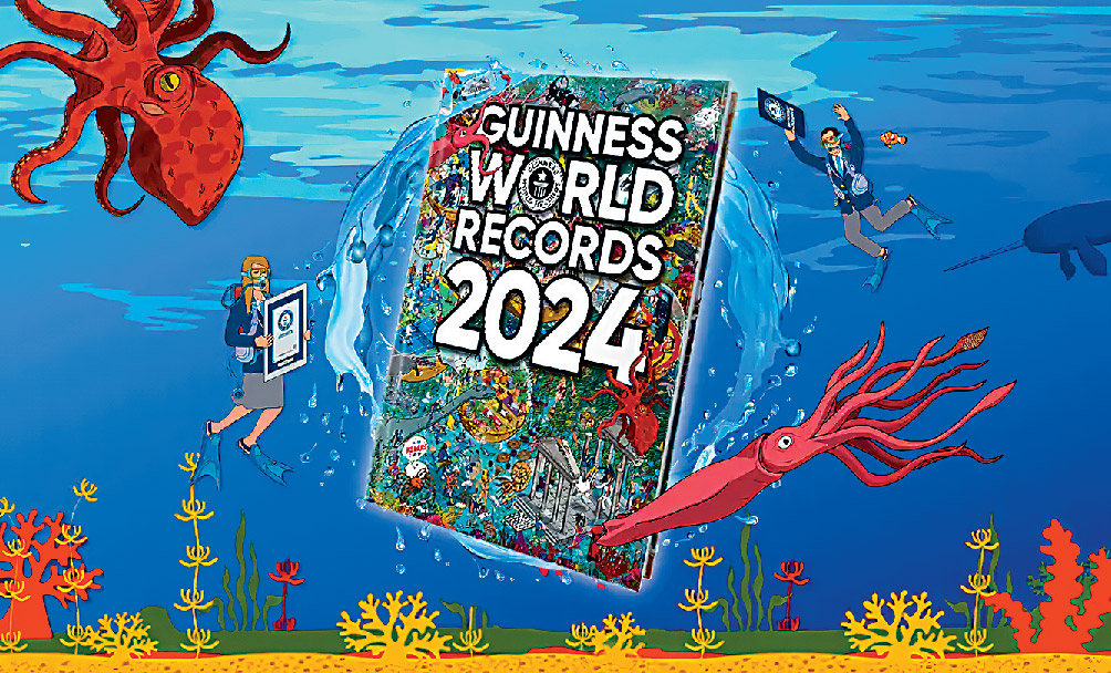 《健力士世界纪录2024》书封面