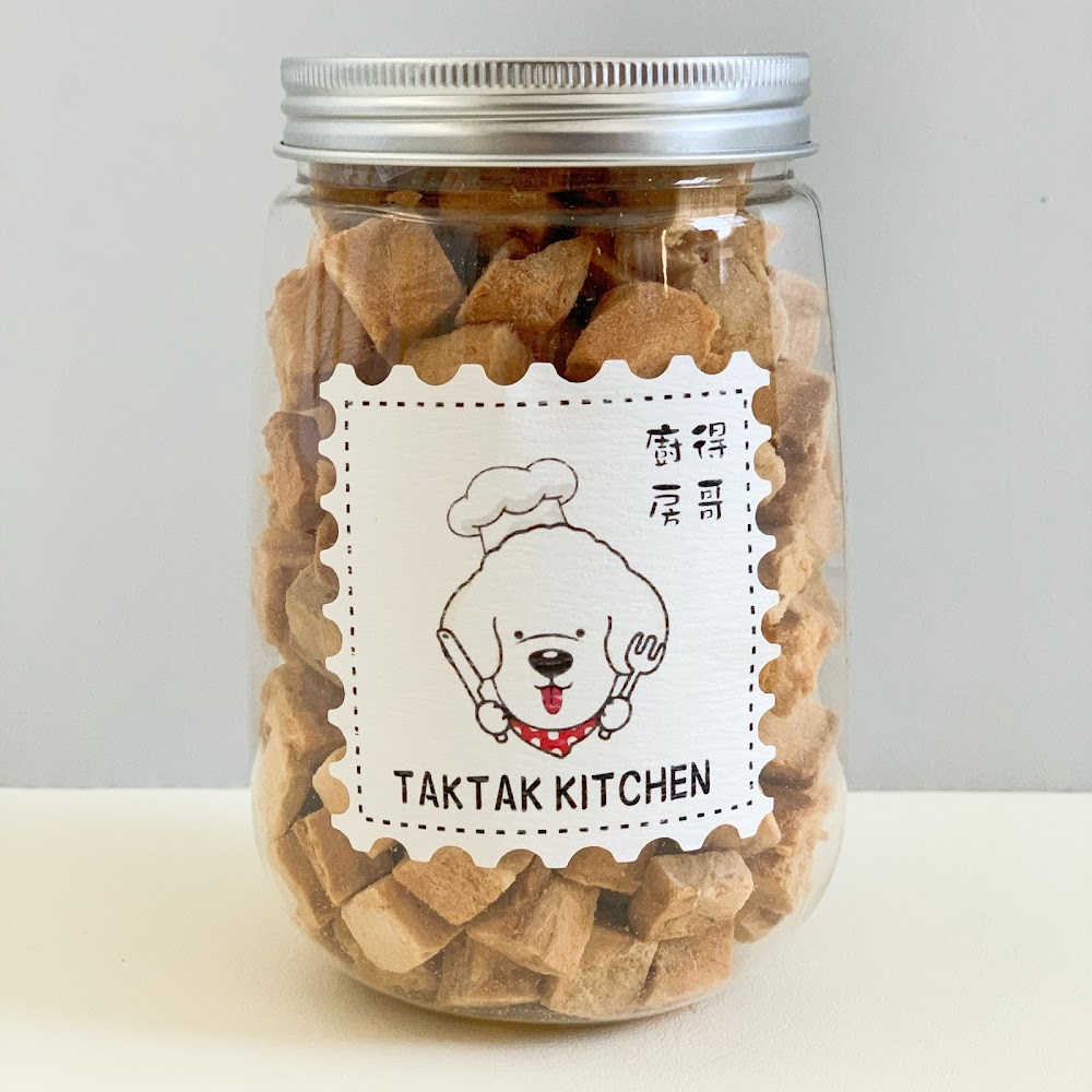 在香港寵物節場內購買Taktak Kitchen任何三件寵物食品，包括風乾、凍乾及營養粉系列即減$20，若購買五件減$50及送指定小食一包。（圖片源自Taktak Kitchen網站）