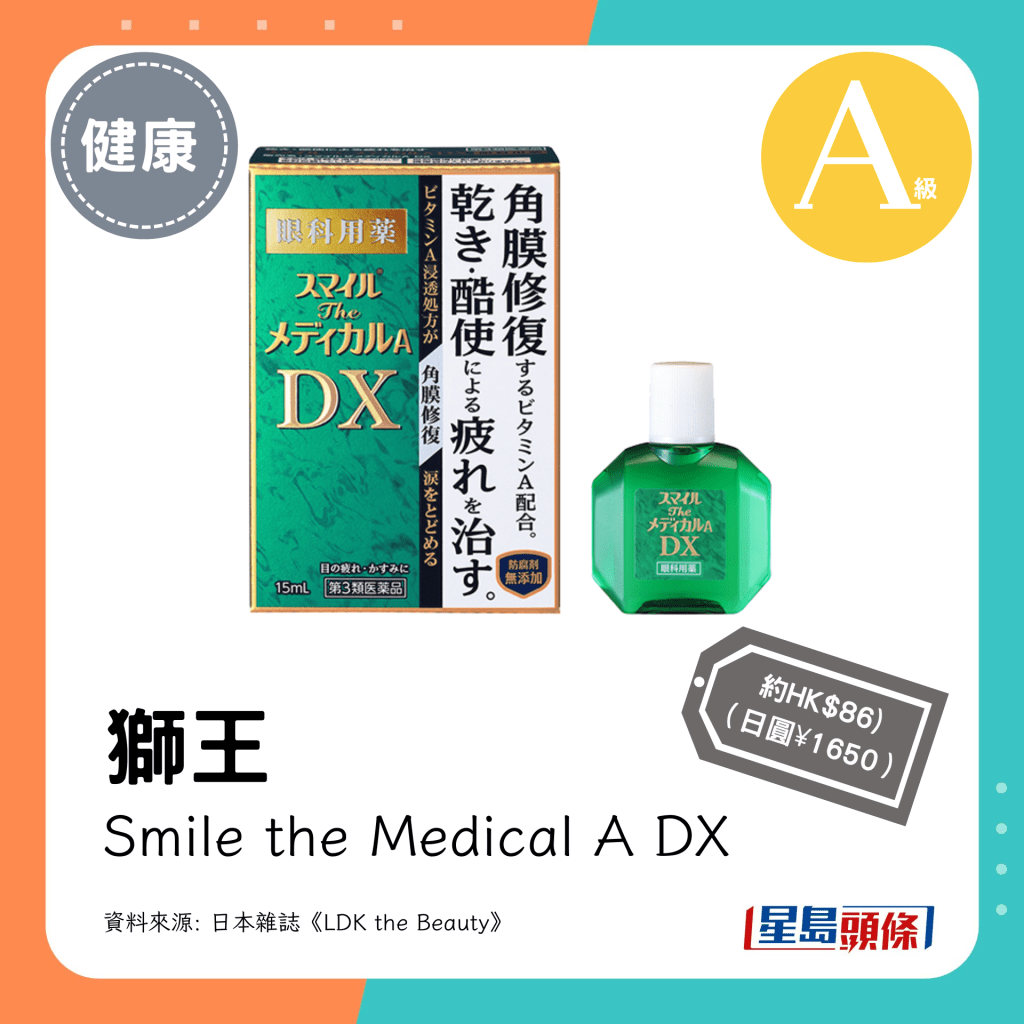A級：獅王 Smile the Medical A DX