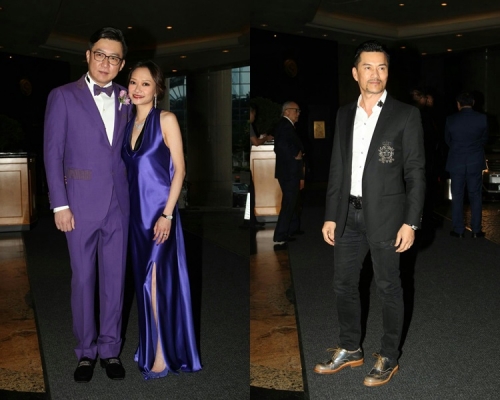 四洲女戴凱欣與老公樊林爽在香港擺喜酒，多位城中名人到賀。