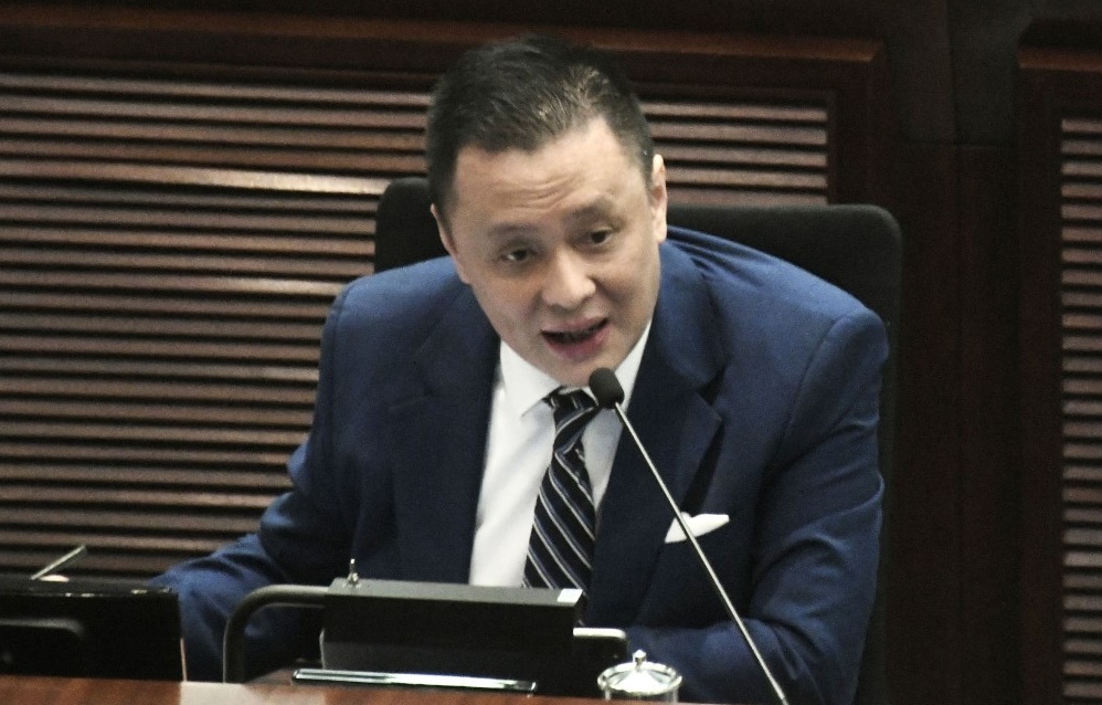 立法會教育界議員鄧飛。 立法會教育界議員鄧飛。