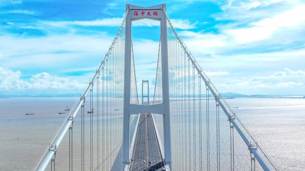 連接深圳與中山的跨江通道深中通道今日（30日）正式開通。陳國基fb