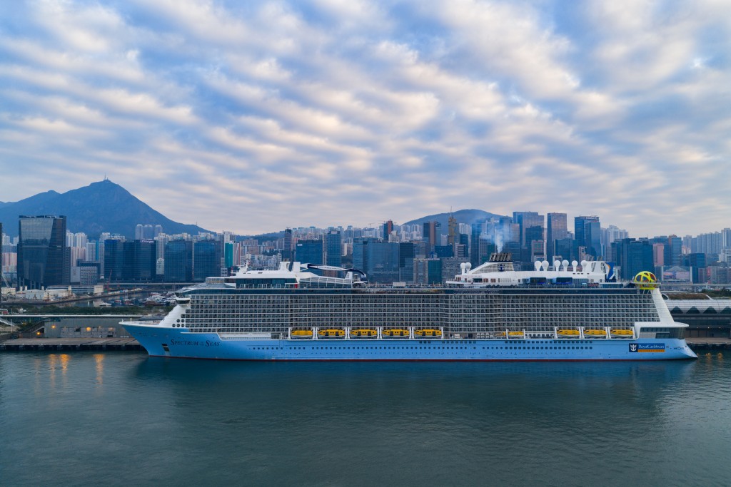 「海洋光譜號」今日抵港。旅發局圖片