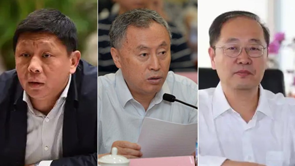 中國工程院官網「全體院士名單」中，吳曼青、趙憲庚、魏毅寅（左起）簡歷被撤下。