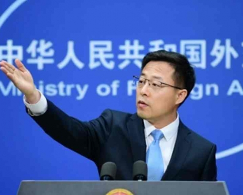 趙立堅強調中方一貫堅定支持伊核全面協議。外交部網