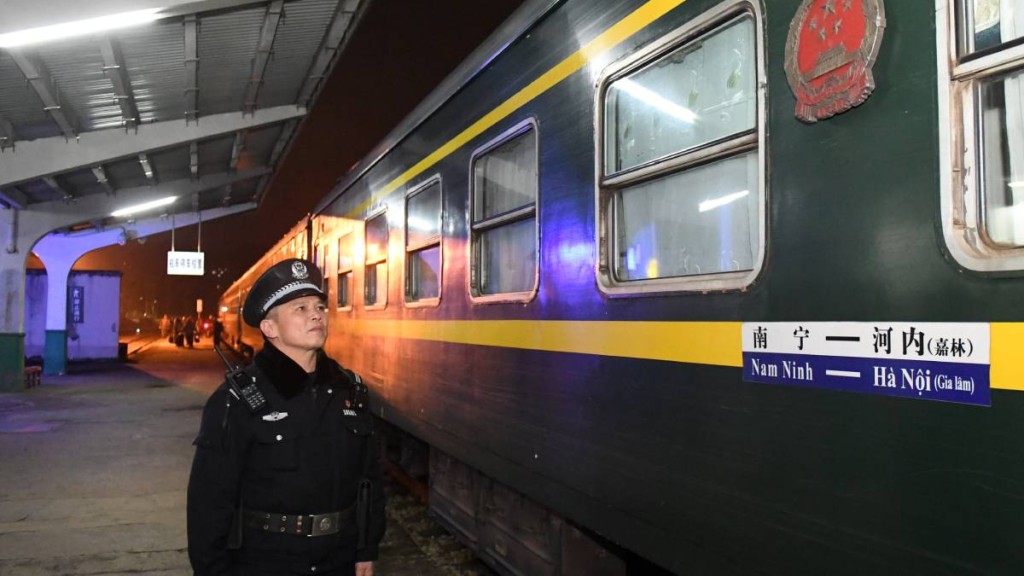 中越國際旅客列車時隔五年恢復運行。新華社