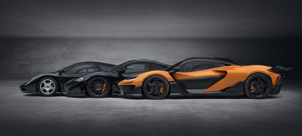 全新McLaren W1是繼經典McLaren F1及P1之後第三款「1」字極級型號。