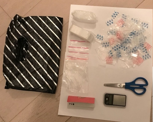行動中檢獲的證物。