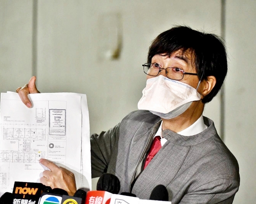 袁國勇懷疑愛暉樓09座向出現垂直傳播。