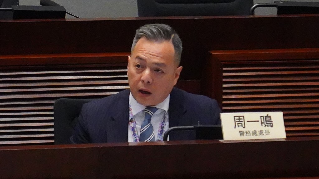 去年多類劫案破有紀錄以來新低 周一鳴：本港整體治安穩定