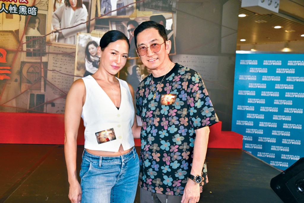 贝安琪开心与吴启华演夫妻，笑言好乐意被对方加咀戏。