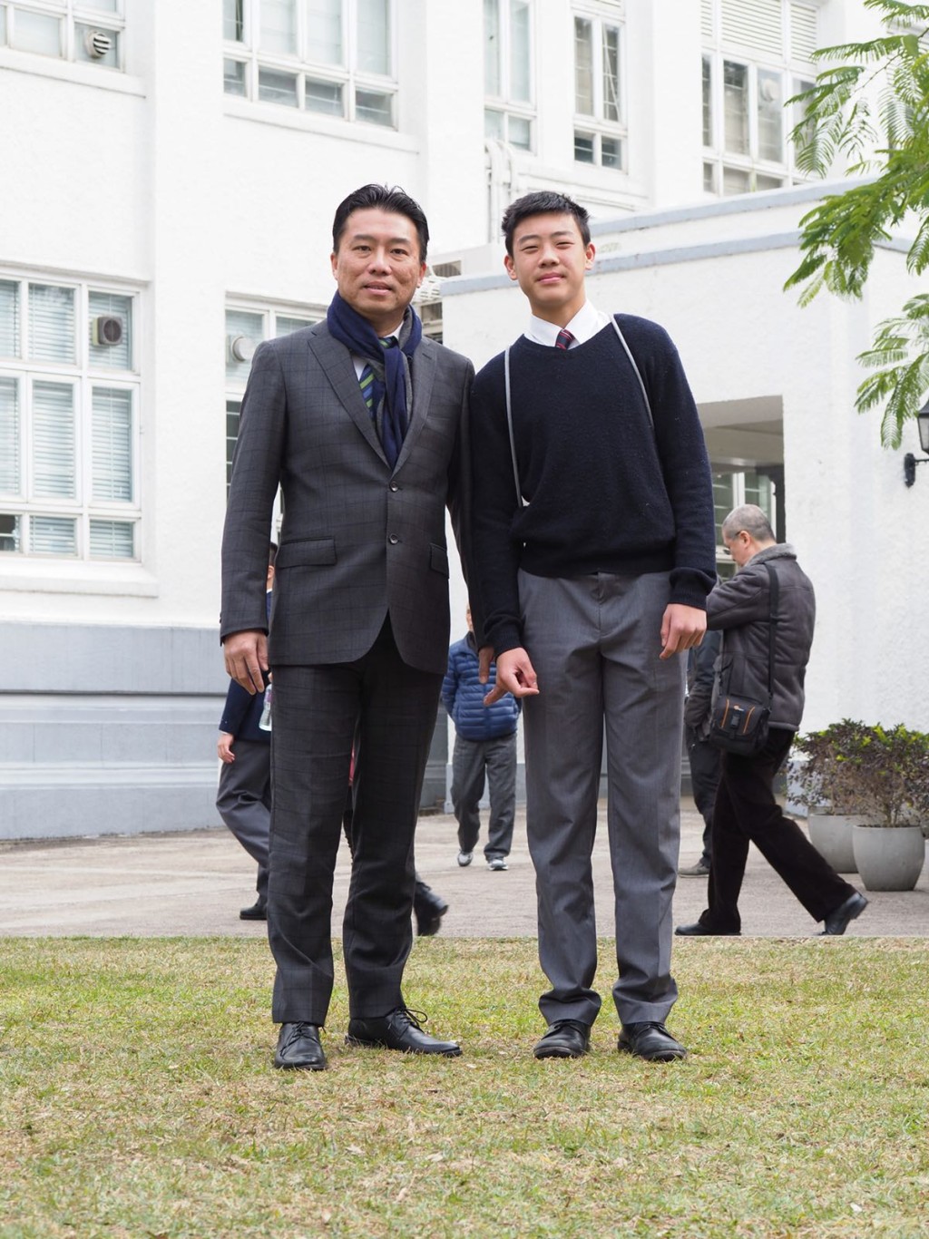 Coleman中學就讀傳統名校拔萃男書院，黃校長稱自己也曾糾結如何令兒子在讀書與運動之間取得平衡，慶幸學校當時的特別安排，令Coleman仍能跟上學業進度。（圖片來源：受訪者提供）