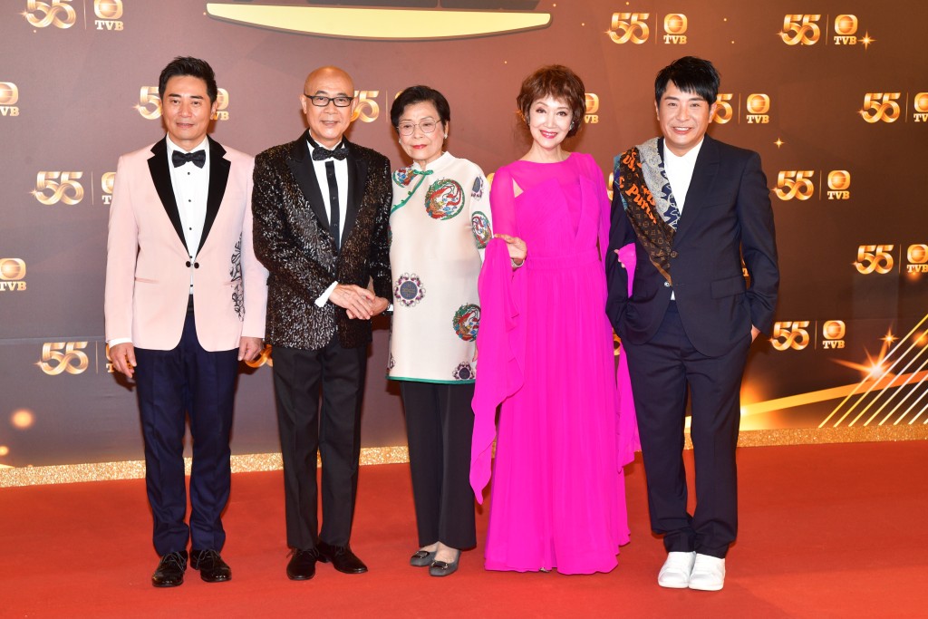 TVB台慶紅地毯星光熠熠。