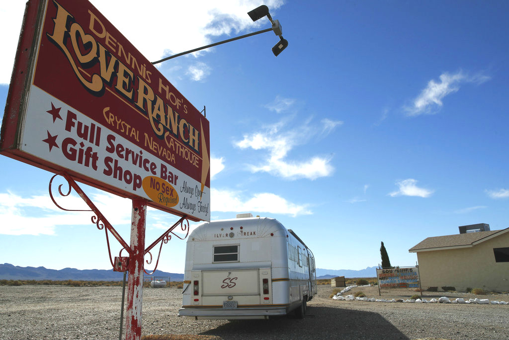 霍夫旗下大型妓院「愛情牧場」(Love Ranch Vegas)。AP