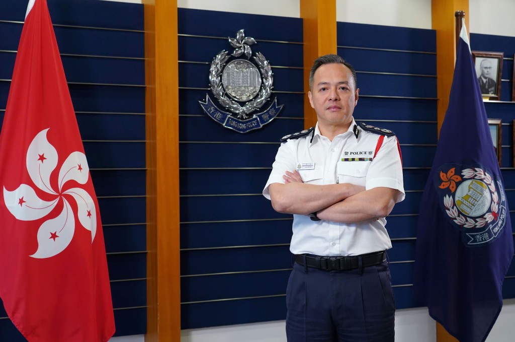 周一鳴表示,對於國際刑警大會首次於香港舉辦,感到莫大光榮。 葉偉豪攝 周一鳴表示,對於國際刑警大會首次於香港舉辦,感到莫大光榮。 葉偉豪攝