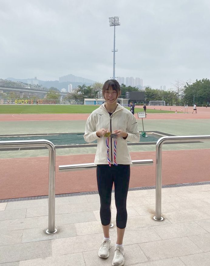 李紫桃参加200米跑赛事刷新U18香港纪录。 受访者图片
