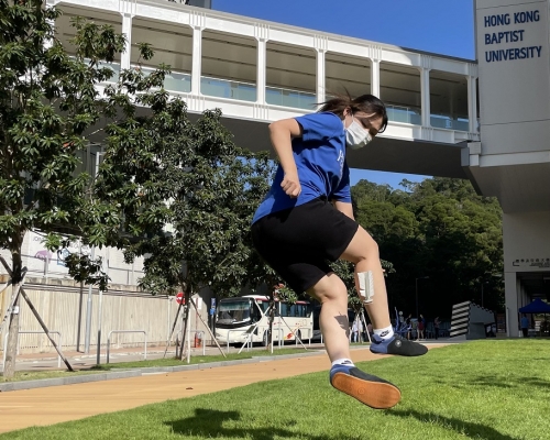 閻諾更是首名獲該計劃取錄的毽球運動員。受訪者提供