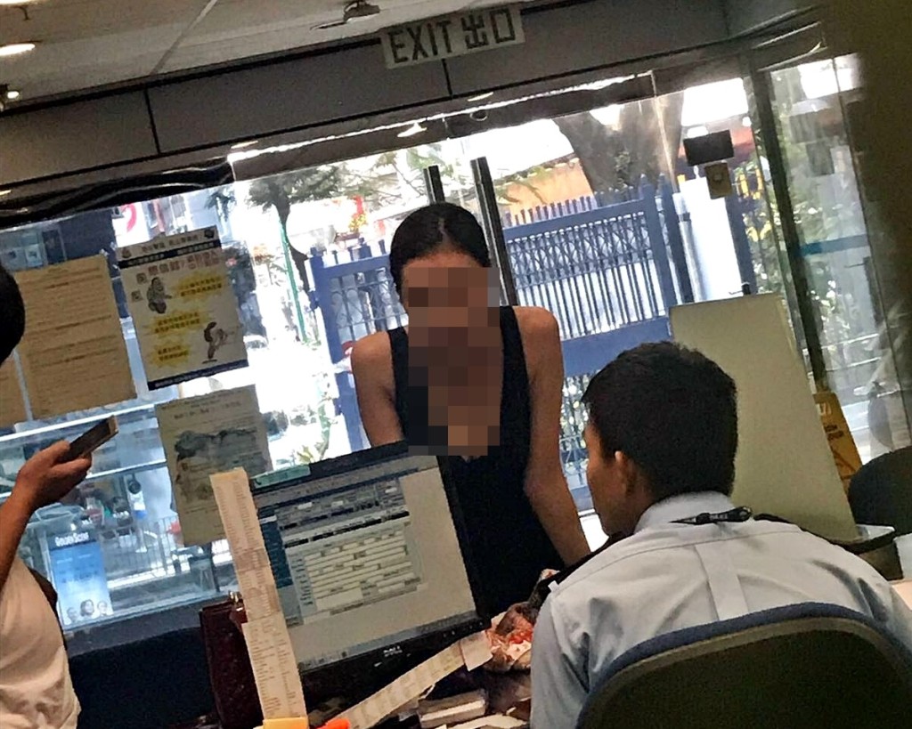 有警員涉報案室偷拍性感女子被徹查。