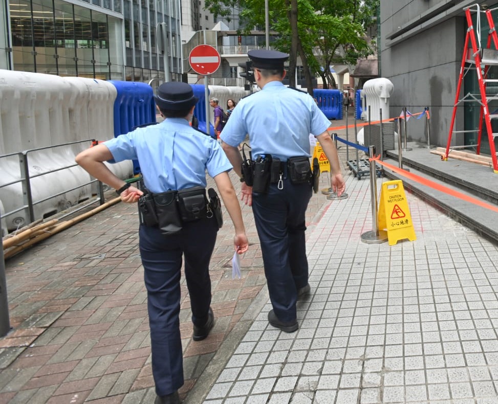 再有警員確診新冠病毒。資料圖片
