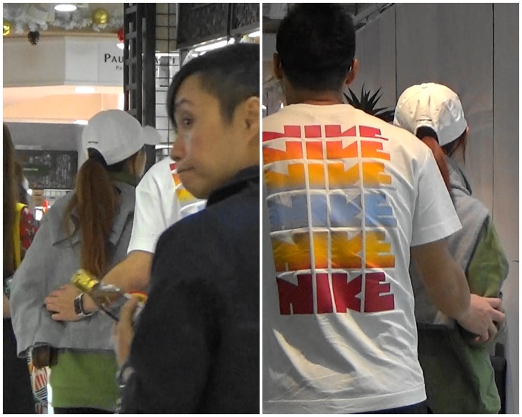 輕觸女方Ray會輕扶Michelle條腰,又會捉住Michelle個手踭,有愛呀。