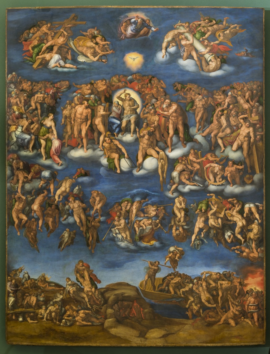 《最後的審判》是馬塞洛臨摹米開朗基里的作品。