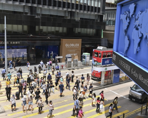 今年第二季本地生產總值較上年同期實質上升7.5%,而第一季的升幅為8.0%。資料圖片
