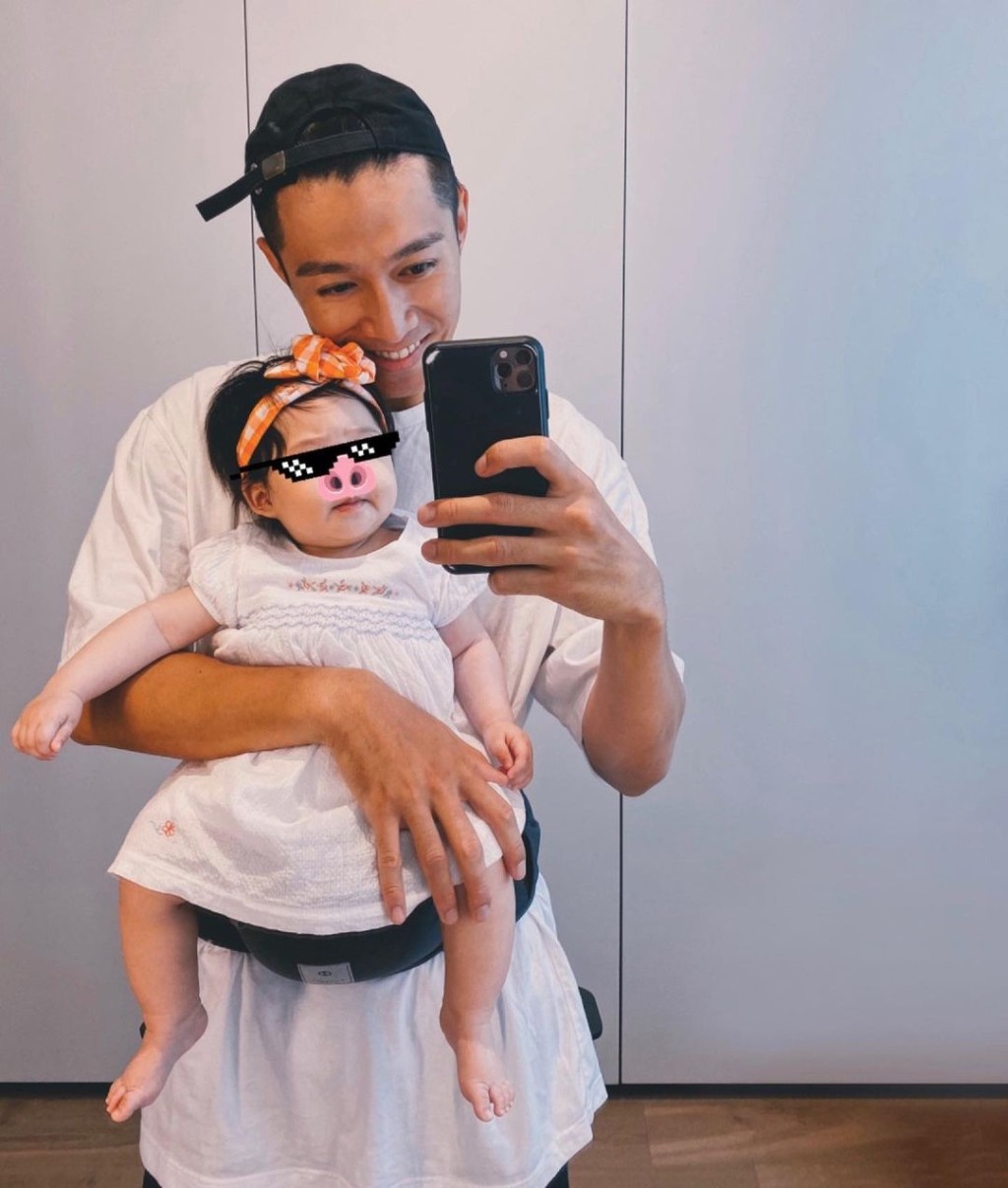 柏豪直言有了女兒之後，也從低谷中拯救了他。